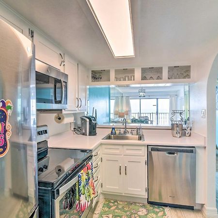 Galveston Oceanfront Condo With Balcony And View! Eksteriør bilde