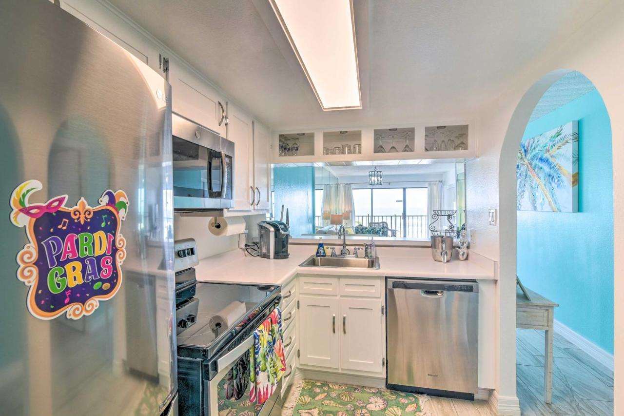 Galveston Oceanfront Condo With Balcony And View! Eksteriør bilde