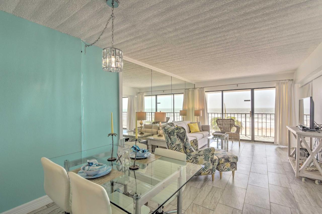 Galveston Oceanfront Condo With Balcony And View! Eksteriør bilde