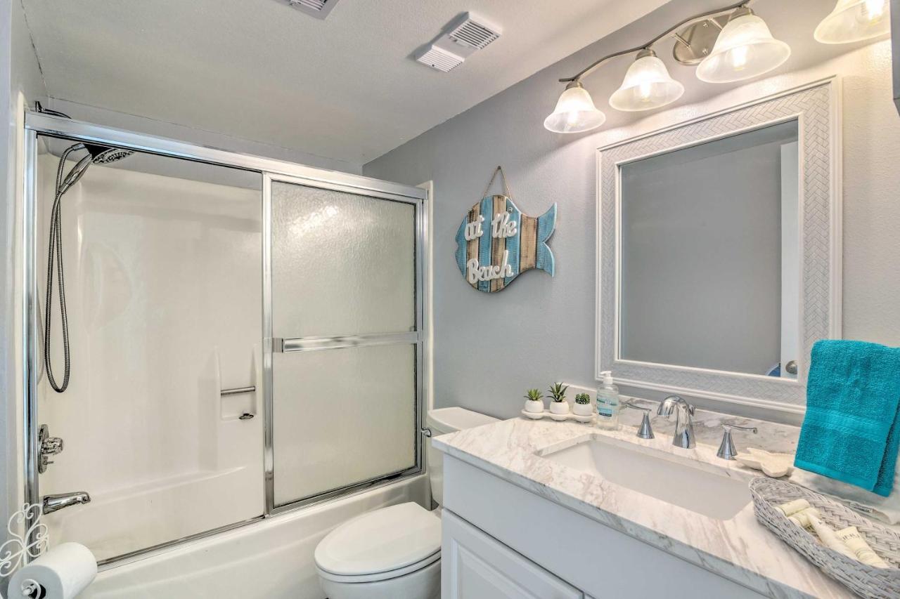 Galveston Oceanfront Condo With Balcony And View! Eksteriør bilde