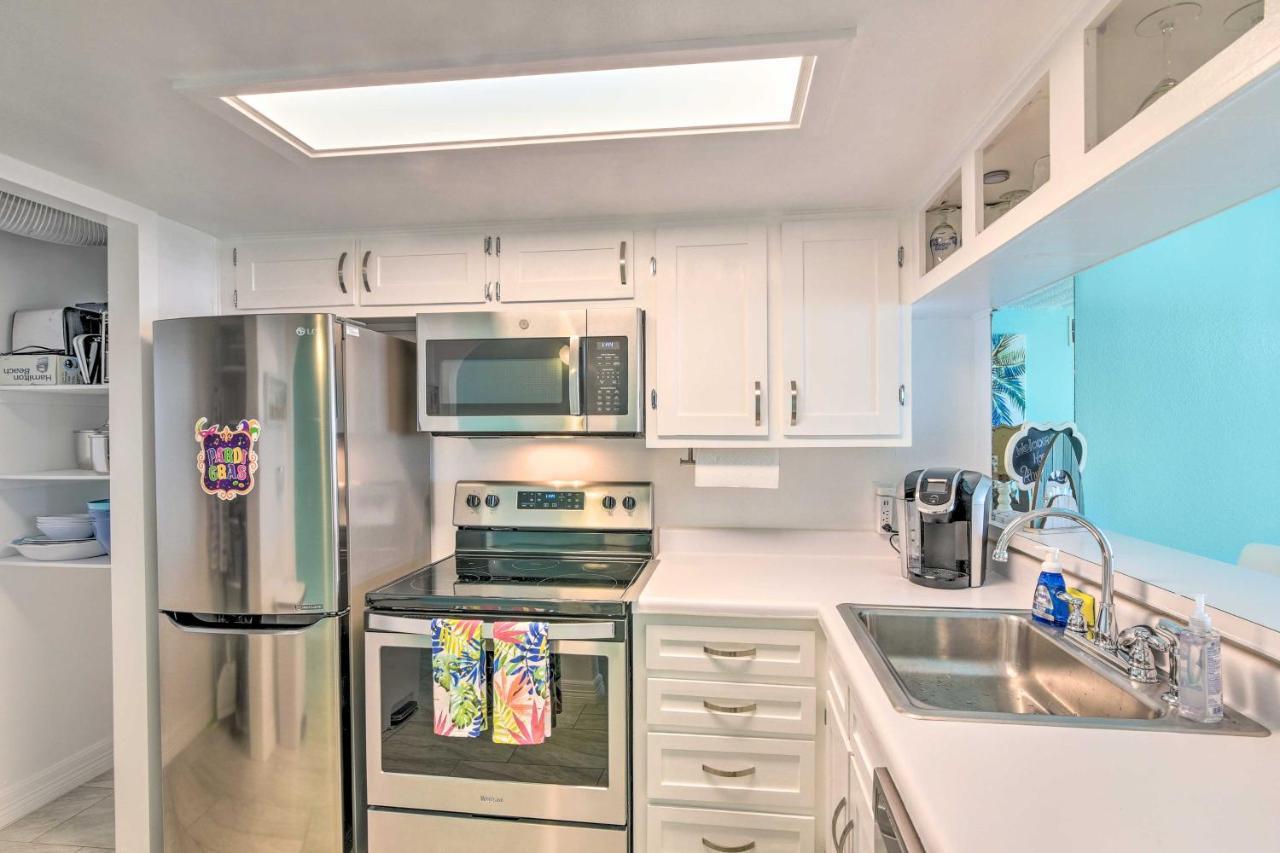 Galveston Oceanfront Condo With Balcony And View! Eksteriør bilde