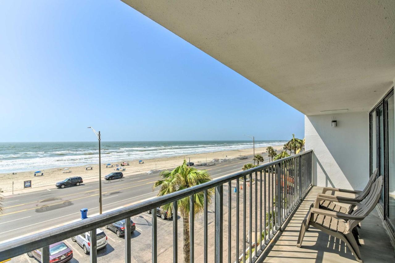 Galveston Oceanfront Condo With Balcony And View! Eksteriør bilde