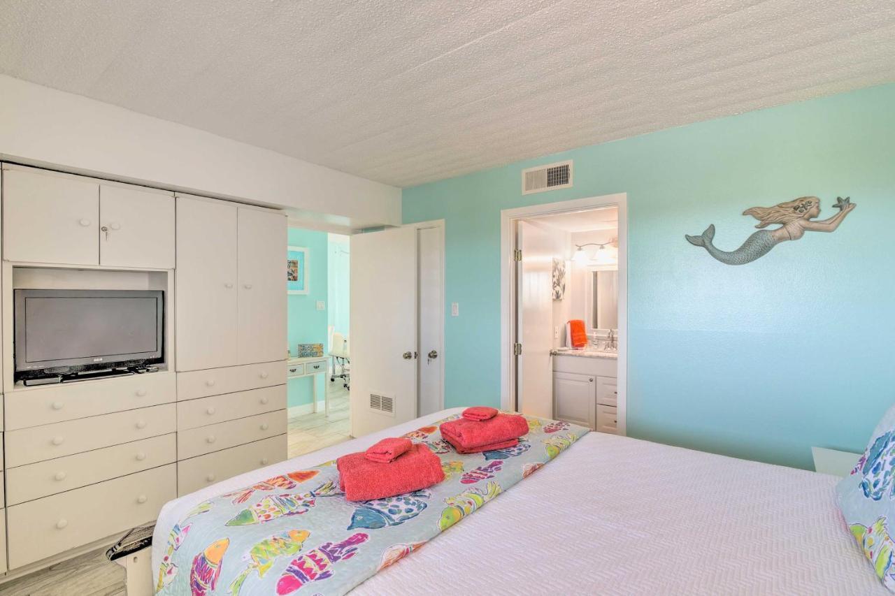 Galveston Oceanfront Condo With Balcony And View! Eksteriør bilde